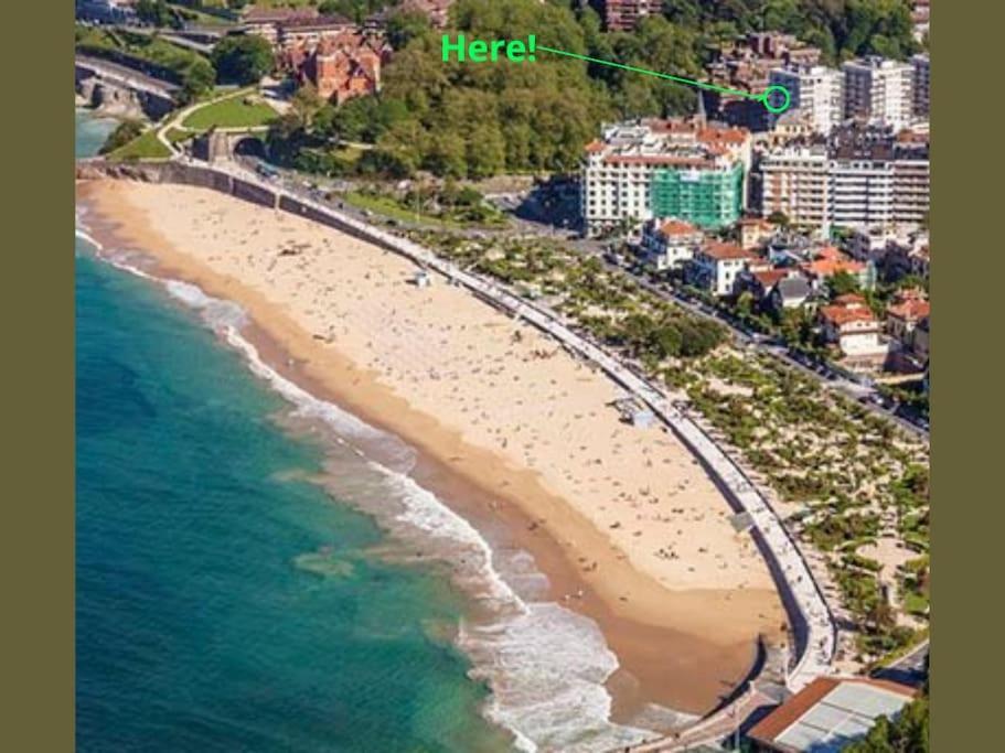 Apartamento A 5Min De La Playa De Ondarreta San Sebastian Buitenkant foto